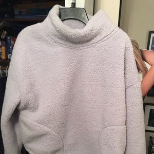 All In Motion lavender sherp pullover jacket Size XXL…cropped